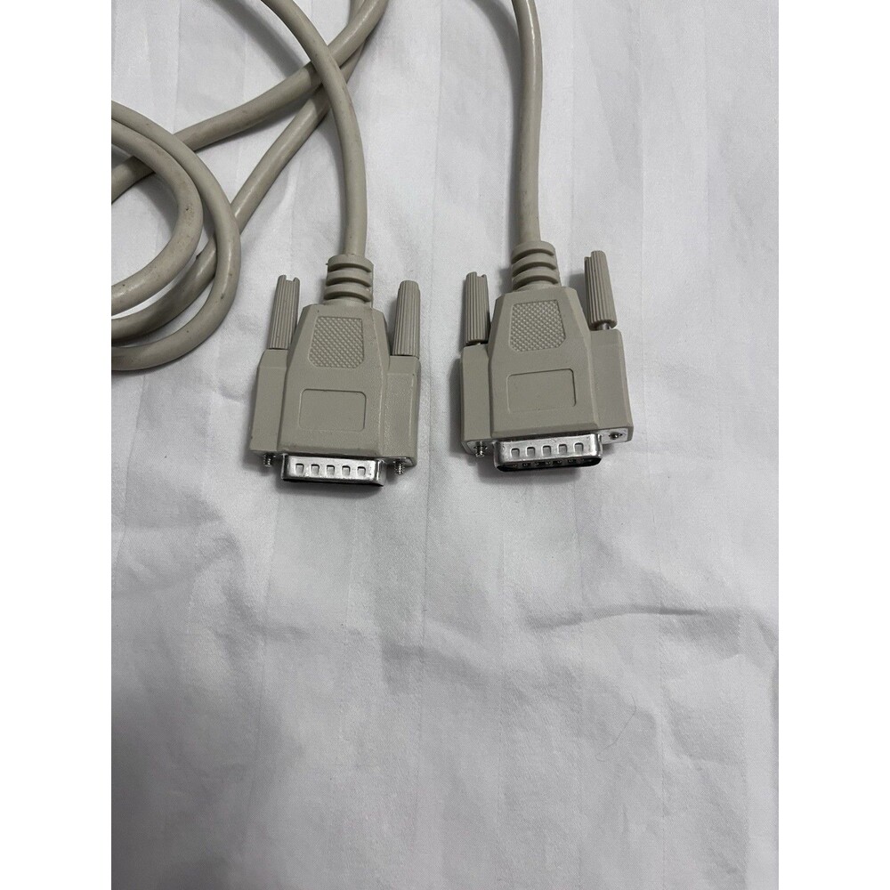 DB15 Male to DB15 Male Cable 15-Pin 2-Row Shielded Cord for Mac Monitor Video